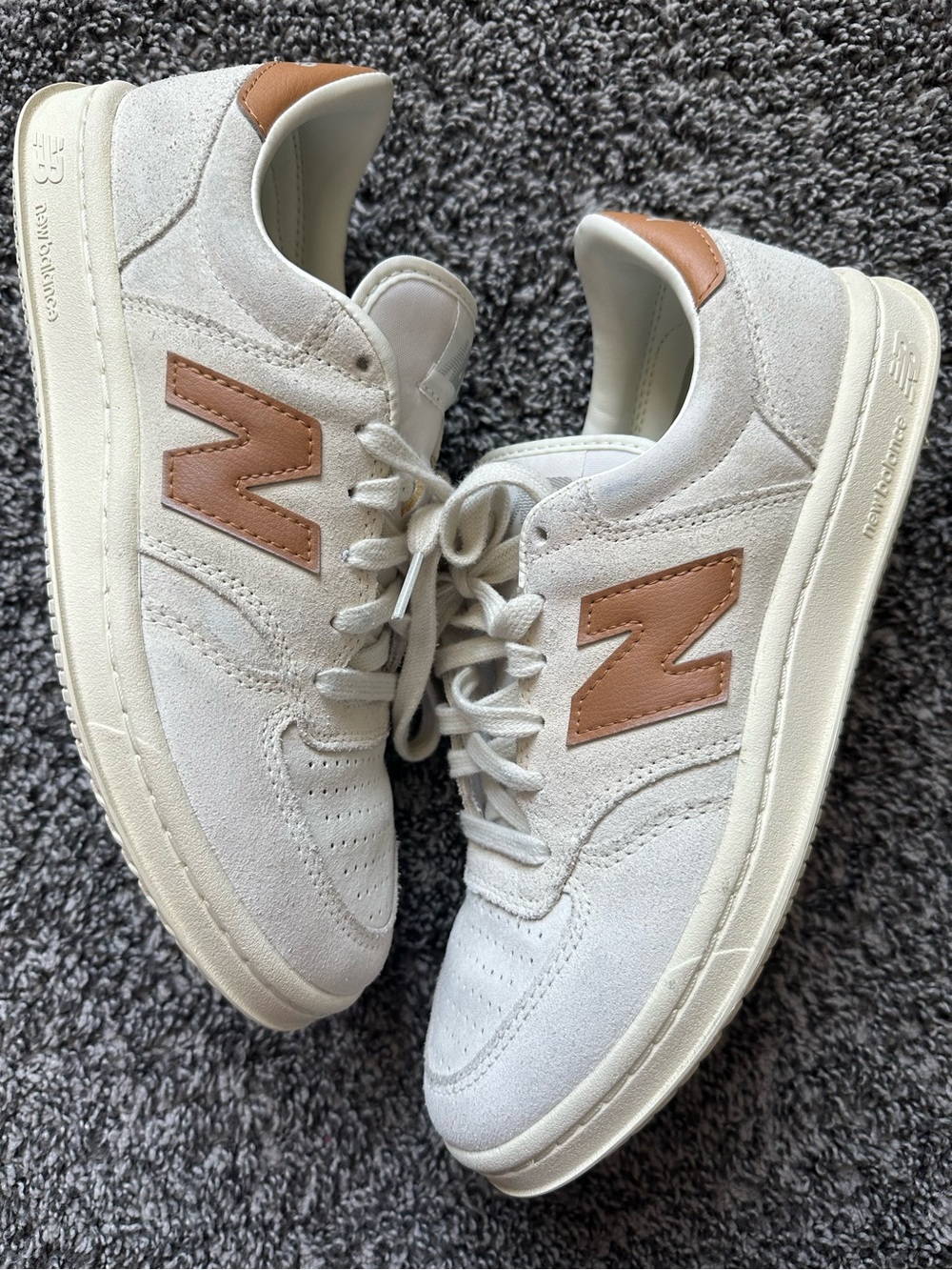New Balance T500 Tobacco Sea Salt Women's 8.5 Men's 7 Unisex Sneakers